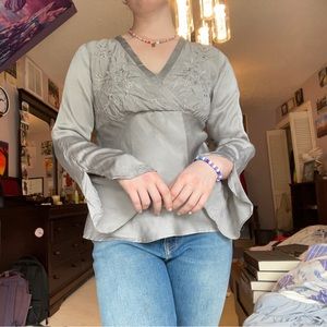 100% silk blouse from Worthington